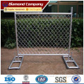 6' x 10' chain link portable panels used temporary fence